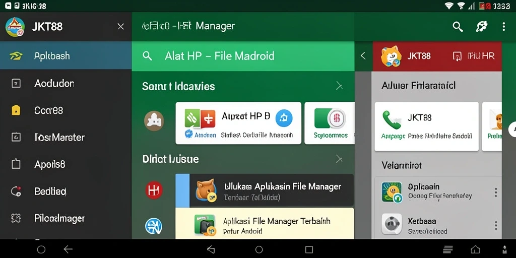 Antarmuka pengguna JKT88 yang ramah dan fungsional untuk pengelolaan file.